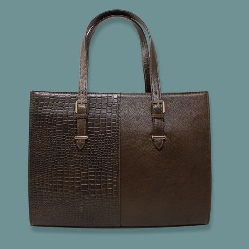 Gauri Genuine Leather Women Tote Bag Hive